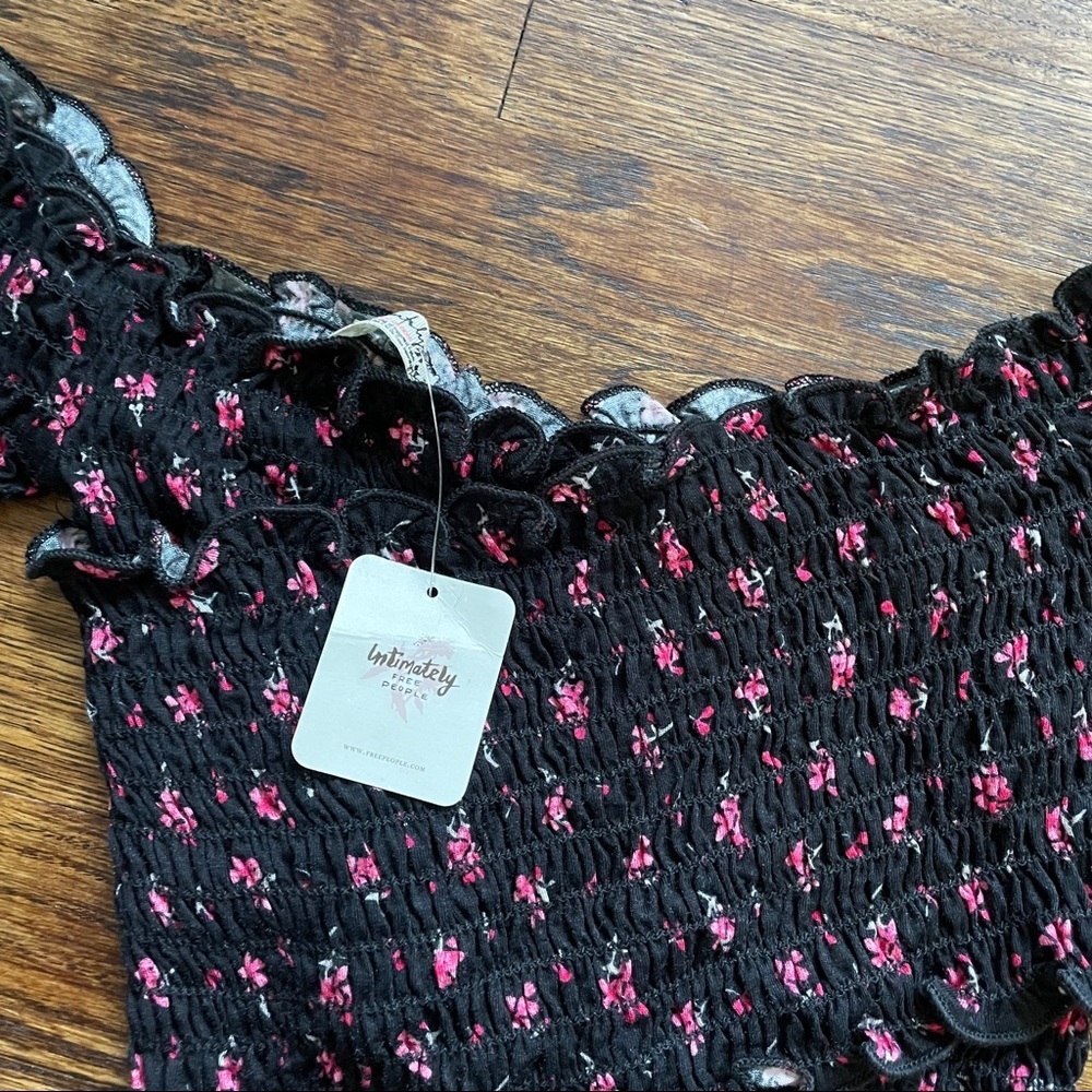NWT Free People Smock Crop Top - Picture 3 of 6